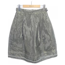 Chanel Skirt Skirt Rock Grün Khaki