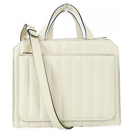 Valextra Paspatote Bag White