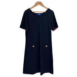Autre Marque Kleid BLUE LABEL CRESTBRIDGE Blau Marineblau