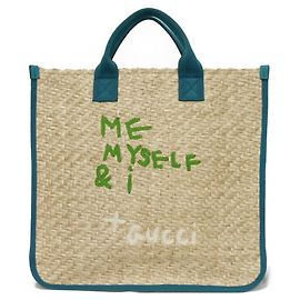 Gucci ME MYSELF & I Strohtasche Beige Andere