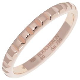 Bague Boucheron Quatre Clou de Paris Au750 Taille 60 Rose