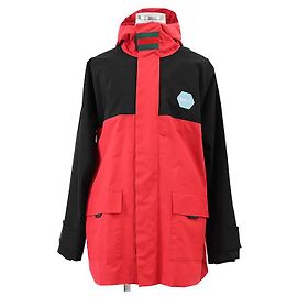Gucci 100th Anniversary Collection Cotton Nylon Jacket Black Red Multiple colors