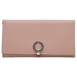 Cartera de cuero BVLGARI Bulgari Bulgari Rosa