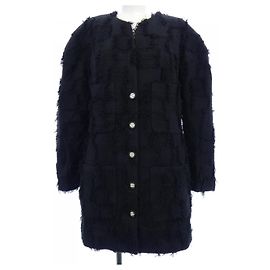 Chanel Collarless Jacket Black