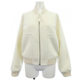 Hermès Giacca in cashmere double face Hermes 36 Bianco