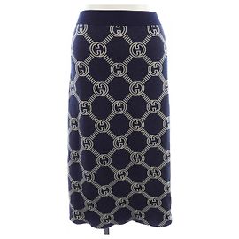 Falda azul Gucci Azul