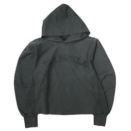 Maison Martin Margiela Sweat à capuche Maison Margiela en molleton de coton avec LOGO Noir