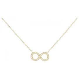 Autre Marque Collana con Diamanti Au750 D'oro
