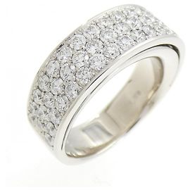 Autre Marque Roseviv Pt900 Diamond Ring Silvery