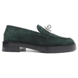 Hermès Hermes Lederschuhe Grün