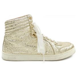 Ténis Gucci Dourado