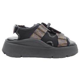 Sandali Louis Vuitton Chameleon Limited Marrone Nero