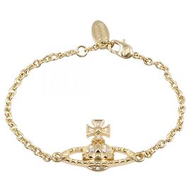 Bracciale in ottone Vivienne Westwood D'oro