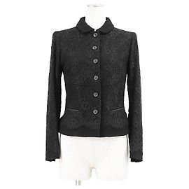 Louis Vuitton Lace Wool Jacket Black