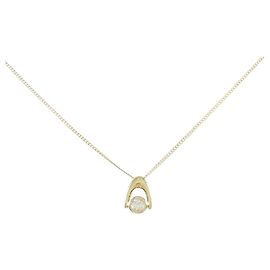 Autre Marque Colar de Diamante Au750 Dourado