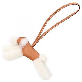 Accessoire Buddy Charm Gold Hermès Marron Blanc