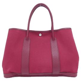 Hermès Hermes Garden Party 36cm Handbag Red