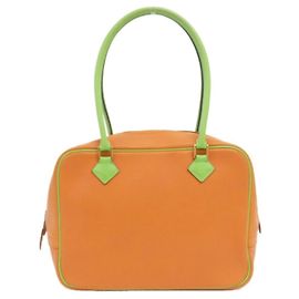 Hermès Bolsa Hermes Mini Plume Laranja