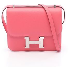 Hermès Bolsa de ombro Hermes Constance 3 Mini Rose Azalee Rosa