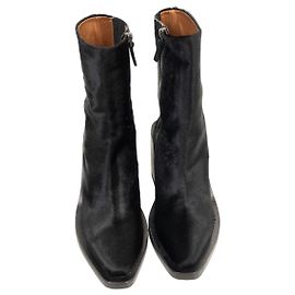 Marsèll Gessetto 90mm Suede Ankle Boots Black