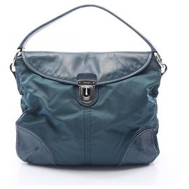 Bolsa de ombro Prada TESSUTO + VITELLO Verde