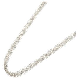 Colar de malha em prata de lei Tiffany & Co. Prata