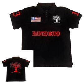 Autre Marque Polo Haunted Mound Negro Bordado Negro