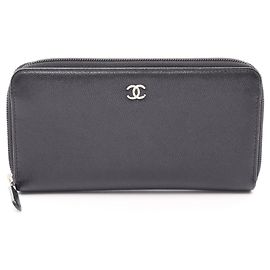 Cartera larga Chanel Coco Mark Negro