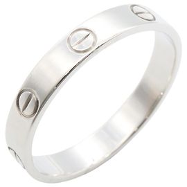 Cartier Mini Love Ring aus 18K Weißgold Silber