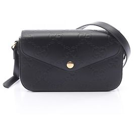 Borsa a tracolla Gucci GG Super Mini Nero