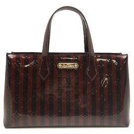 Sac à main Louis Vuitton Monogram Vernis Wilshire PM Bordeaux
