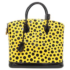 Borsa Louis Vuitton Dot Infinity Lockit MM Giallo