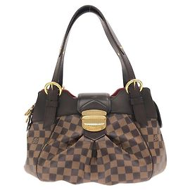 Bolsa Louis Vuitton Damier Sistina PM Marrom