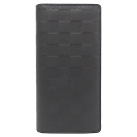 Louis Vuitton Damier Infini Portefeuille Brazza Wallet Black