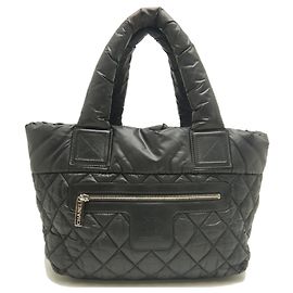Chanel Coco Cocoon PM Tote Bag Black