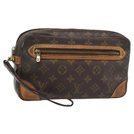 LOUIS VUITTON Monogram Marly Dragonne GM Clutch Bag M51825 LV Auth 181694 Monograma