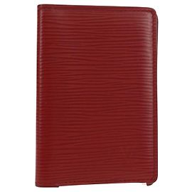 LOUIS VUITTON Epi Organizer De Poch Card Case Red M6358E LV Auth 180915M Red