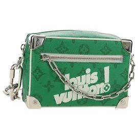 LOUIS VUITTON Bolsa Mini Soft Trunk Monogram Everyday Verde M80816 Auth 182008SAM Verde Monograma