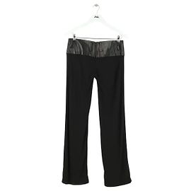 Jitrois Schwarze weite Hose Schwarz