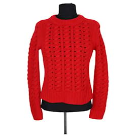 Eric Bompard Roter Pullover Rot