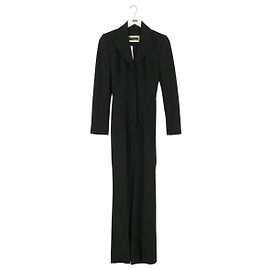 Plein Sud Black Viscose Jumpsuit Black