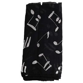 Saint Laurent Schwarzer Stola Schwarz