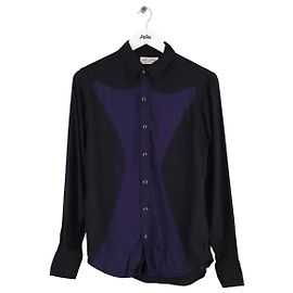 Yves Saint Laurent Schwarzes Hemd Schwarz