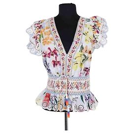 Camicetta Farm Rio multicolore in cotone XS Multicolore