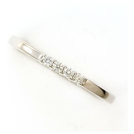 Autre Marque 18K Weißgold-Ring mit Diamant Golden