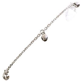 Autre Marque Bracelet à breloques en or blanc 18K Doré