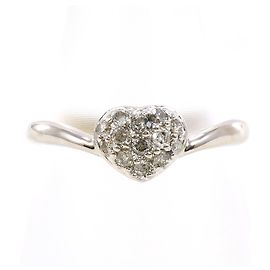 Autre Marque 18K Weißgold Diamantring Golden