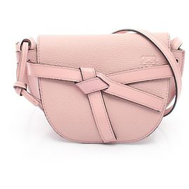 Mini bolsa de ombro Loewe Gate Rosa