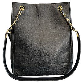 1994 Chanel Triple CC Caviar Tote Other