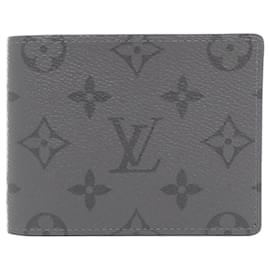 Louis Vuitton Monogram Eclipse Reverse Bill Wallet Brown